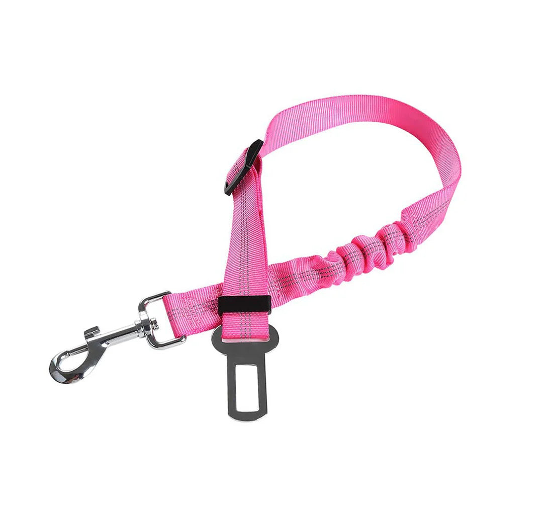 Pet Safety Seat Belt: Elastic Bungee Car Harness for Dogs