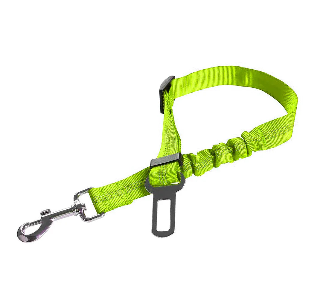 Pet Safety Seat Belt: Elastic Bungee Car Harness for Dogs