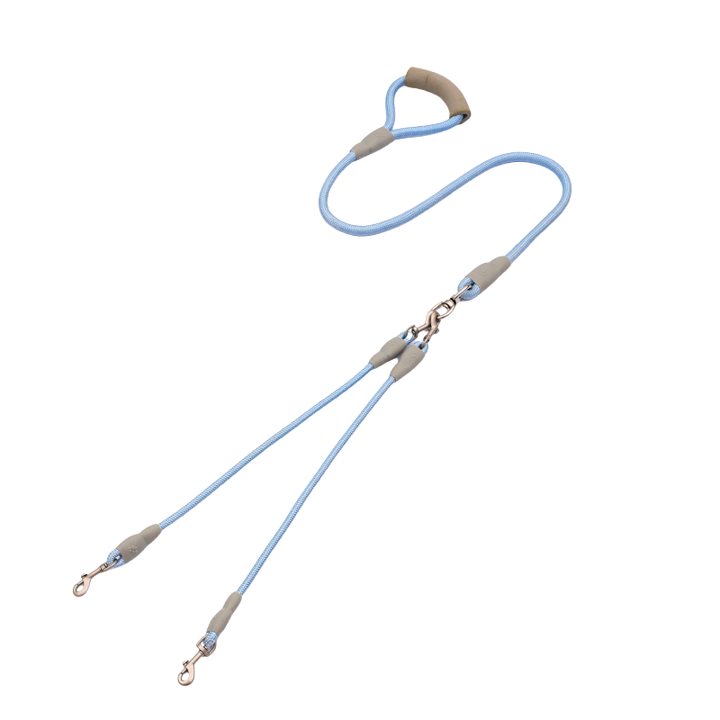 Double Pet Leash: Lightweight Comfort Collection