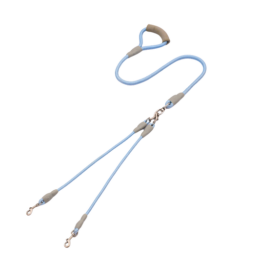 Double Pet Leash: Lightweight Comfort Collection